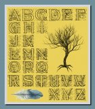 Oak Leaf Monogram Digital Alphabet & Printable Alphabet