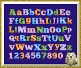 Foil Alphabet in 5 Gleaming Colors: Instant Download