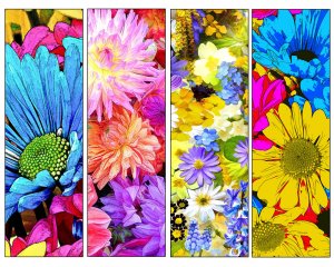 72 DIY Printable Flower Bookmarks: High Resolution Images