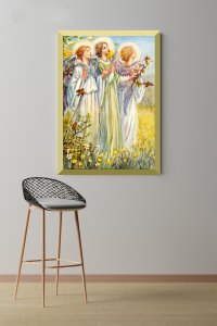 Cross Stitch Pattern: Cicely Mary Barker, Angels #2, Printable PDF Pattern, 2 Kinds Of PDF Charts, Instant Download