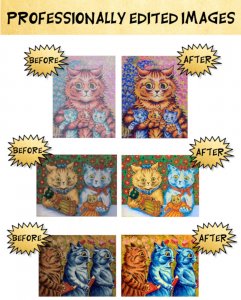 Printable Louis Wain Wall Art: 98 Printable Cat Wall Art Prints, Instant Download
