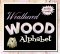 Luscious Weathered Wood Alphabet, 62 Letters and Numbers: Instant Download