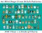 106 Animals Cross Stitch Patterns: Printable PDF Patterns, Instant Download